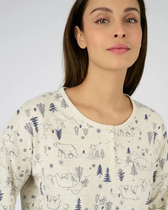 Pyjama à motifs maille jersey