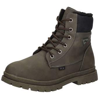 s.Oliver Schnür Boots in grün
