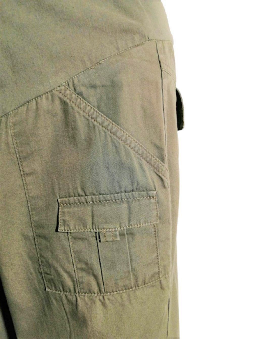 christoff Umstandshose DORO ORA-33606 oliv Stretchbund Taillenhöhe