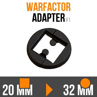 Plastic Adapters 20mm-32mm V1 (Raw Grey) (10)