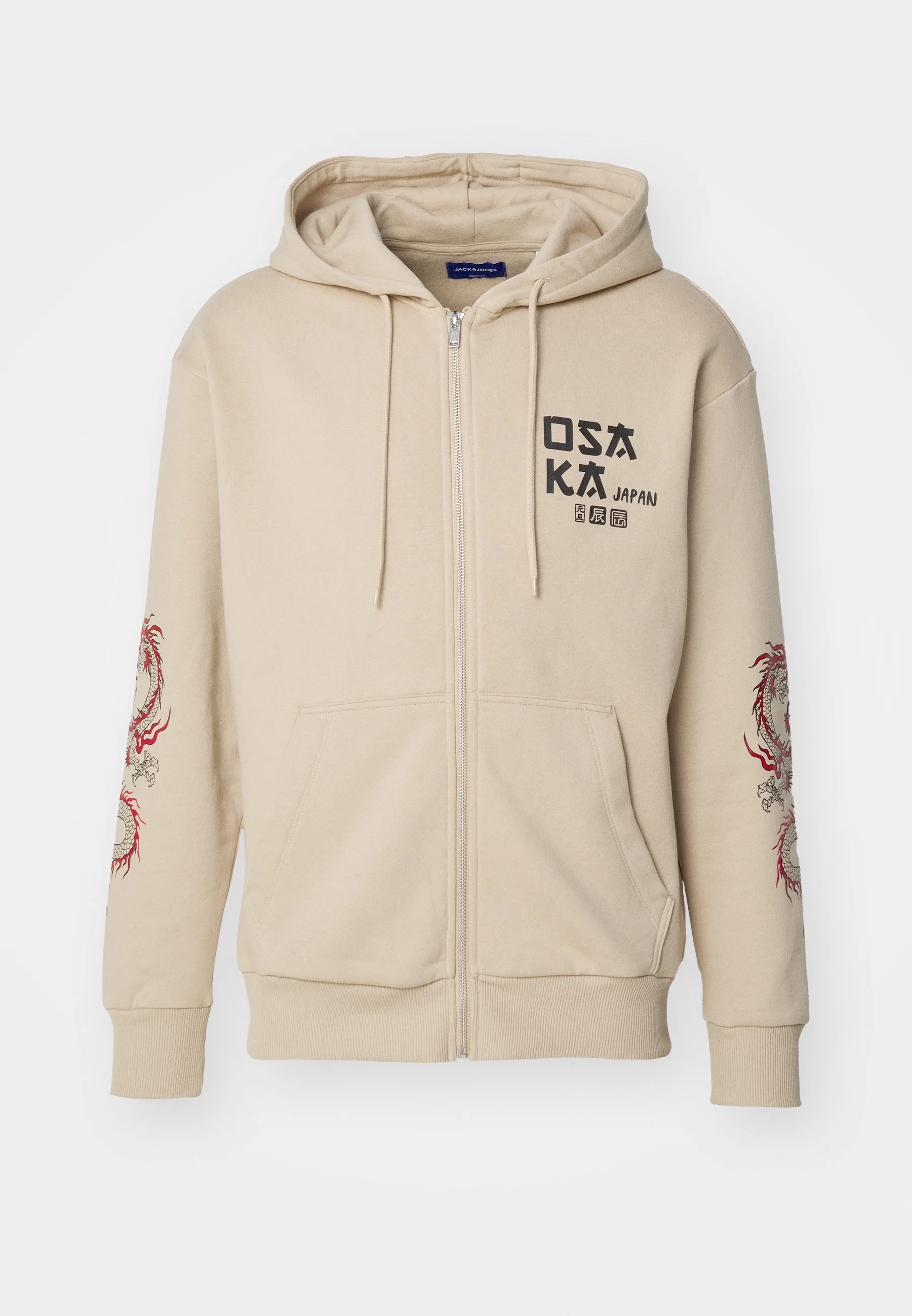 Jack & Jones JORDRAGONIA ZIP HOOD UNISEX - Sudadera con cremallera