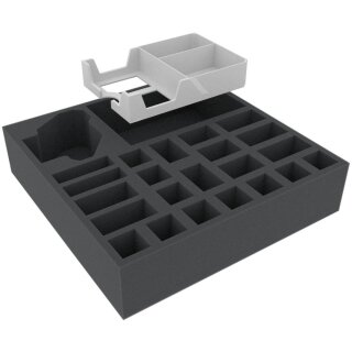 3-teiliges Feldherr Schaumstoff-Set + Kartenhalter für HeroQuest (2021): Der eisige Schrecken - Brettspielbox
