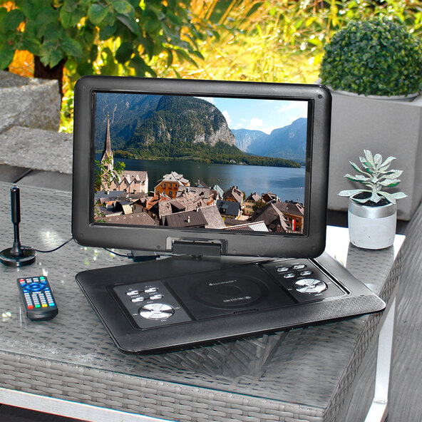Tragbarer DVD-Player mit DVBT-2