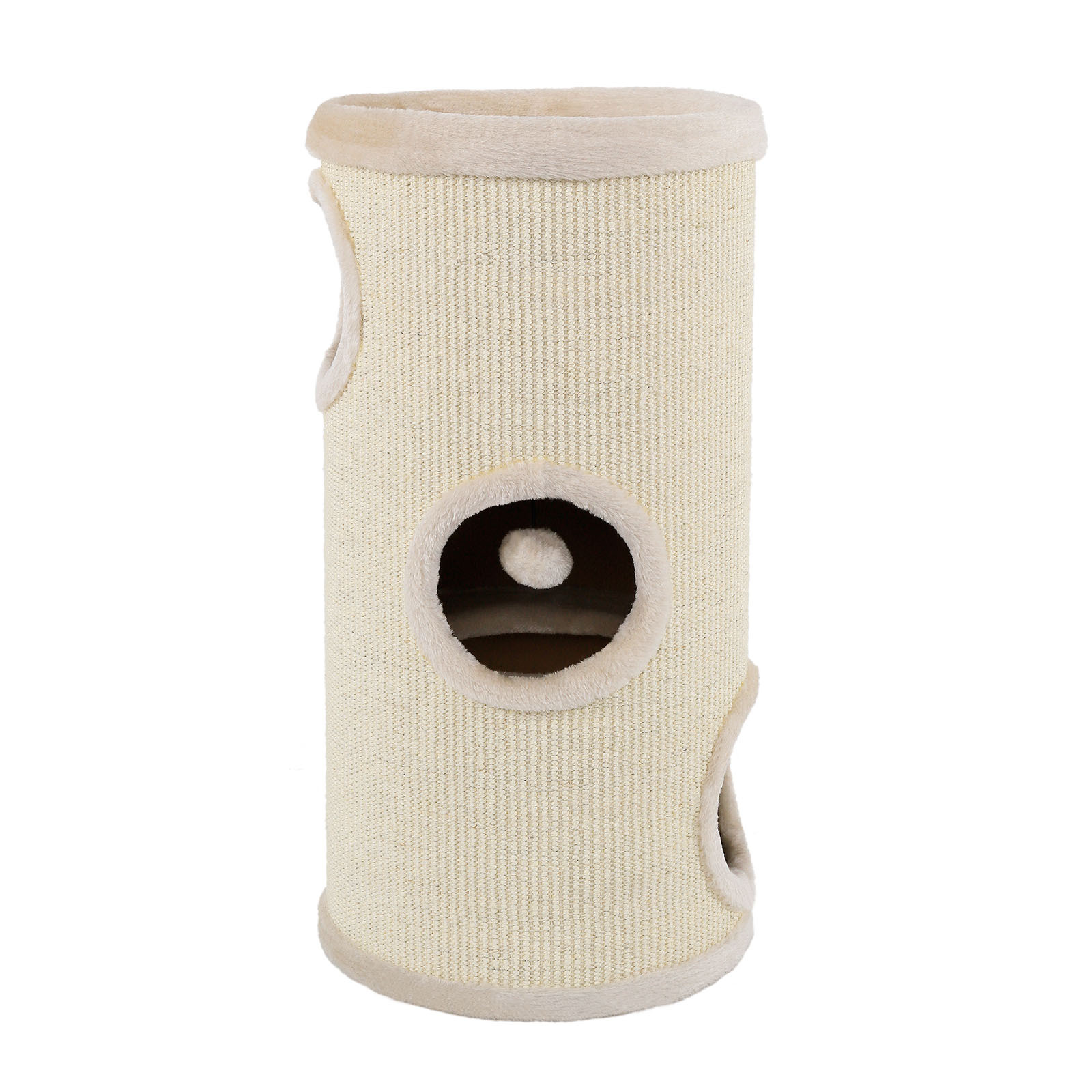 Lionto Kratztonnen Lionto 70cm Kratztonne mit Sisal beige