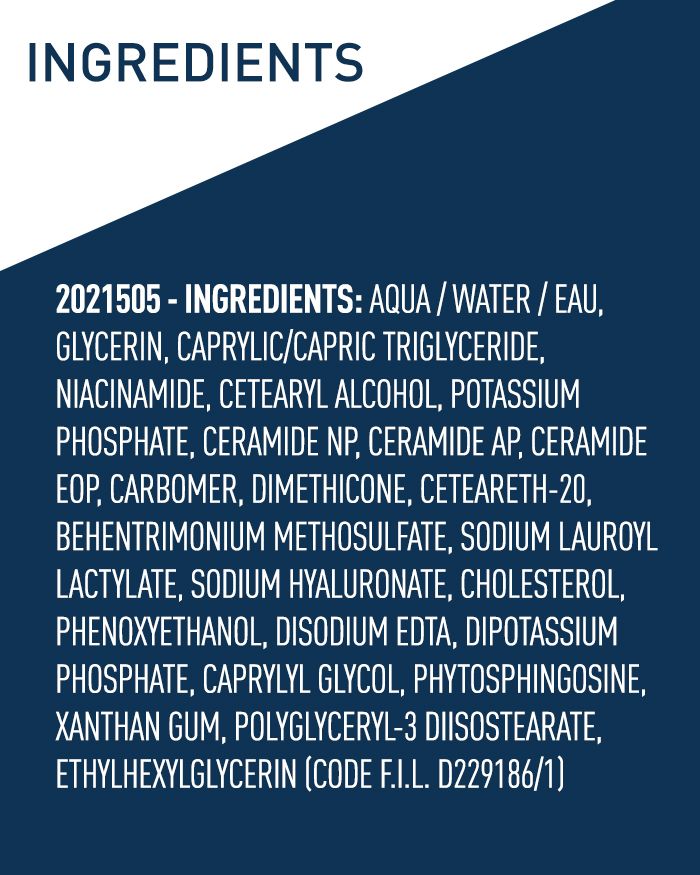 Lotion hydratante visage PM Crème de nuit légère à la niacinamide