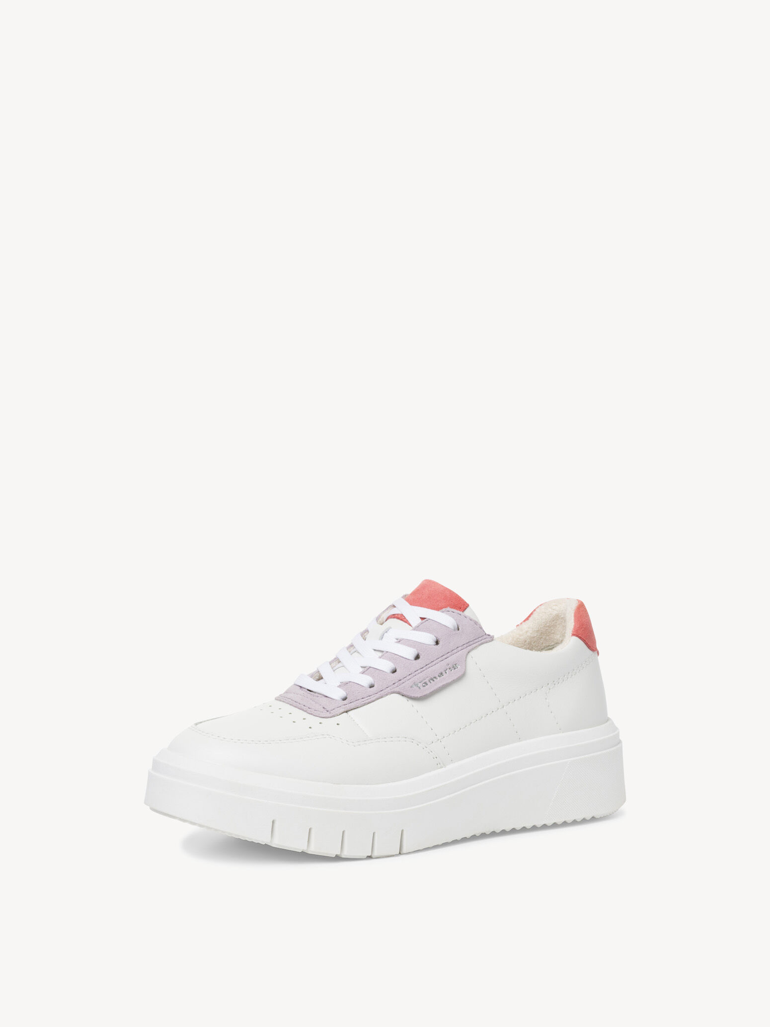 Basket en cuir - blanc