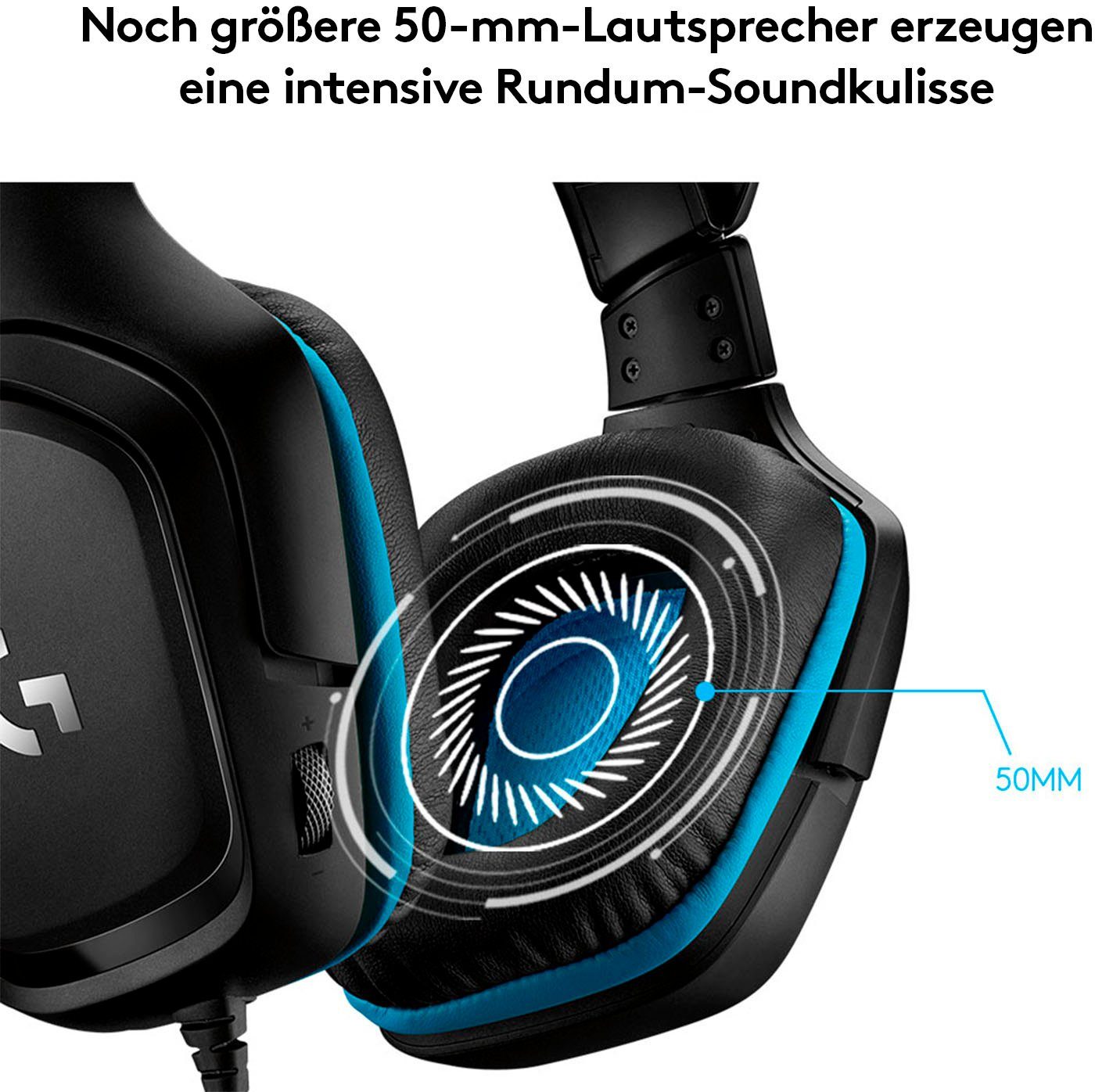 Logitech G G432 - LEATHERETTE - EMEA Gaming-Headset