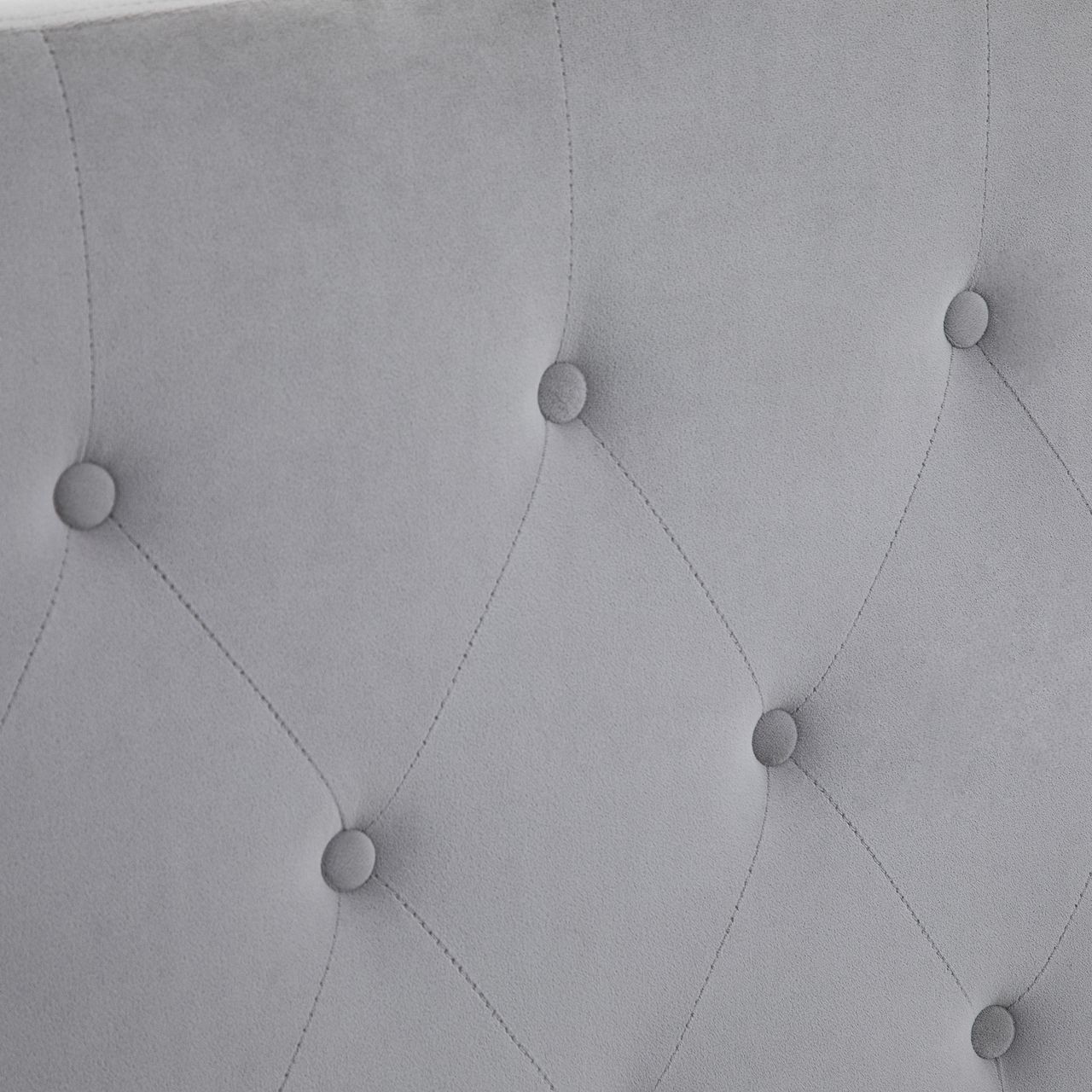 HOMCOM Kopfteil für Bett gepolstert in grau Pappel Polyester 185 x 8 x 134 cm