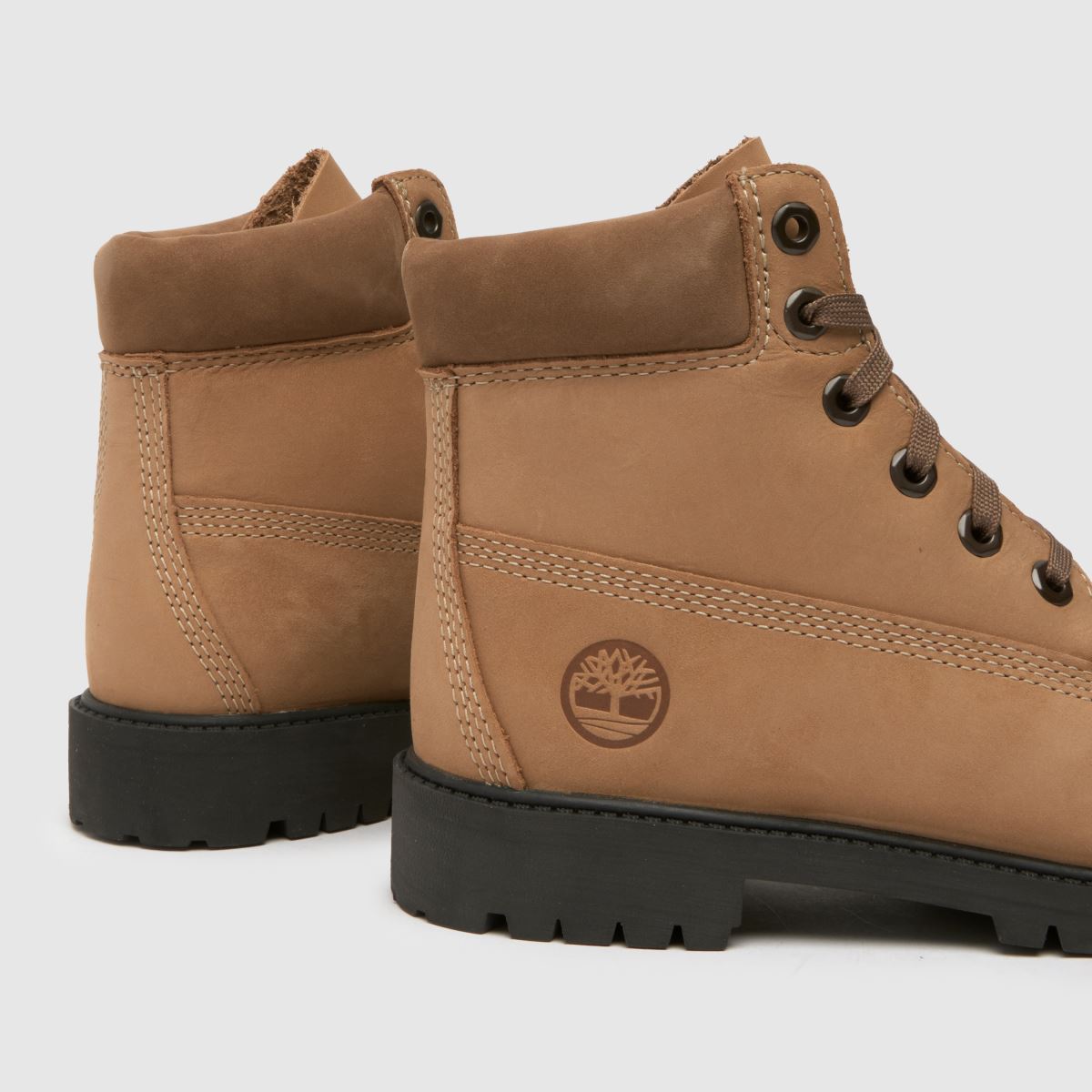 Timberland bež premium 6-palčni otroški škornji