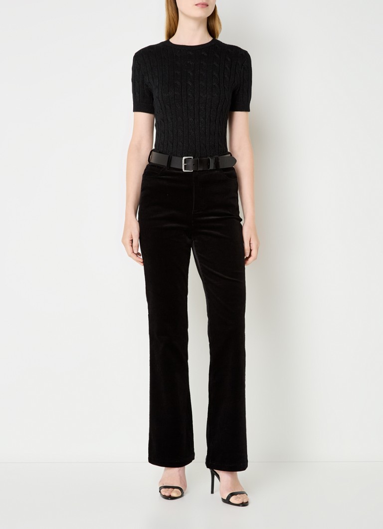 Ralph Lauren Cable knit top with lurex