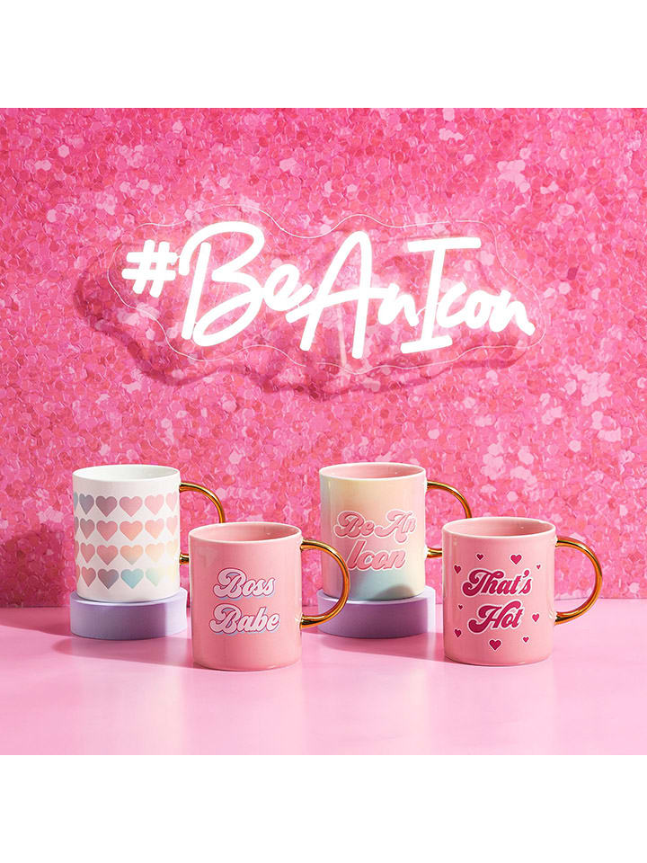 Paris Hilton Jumbotasse in Rosa/ Pink/ Gold - 450 ml günstig kaufen onesize