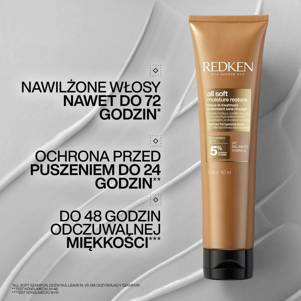 Redken Pielęgnacja All Soft Moisture Restore Leave-In Treatment 150 ml