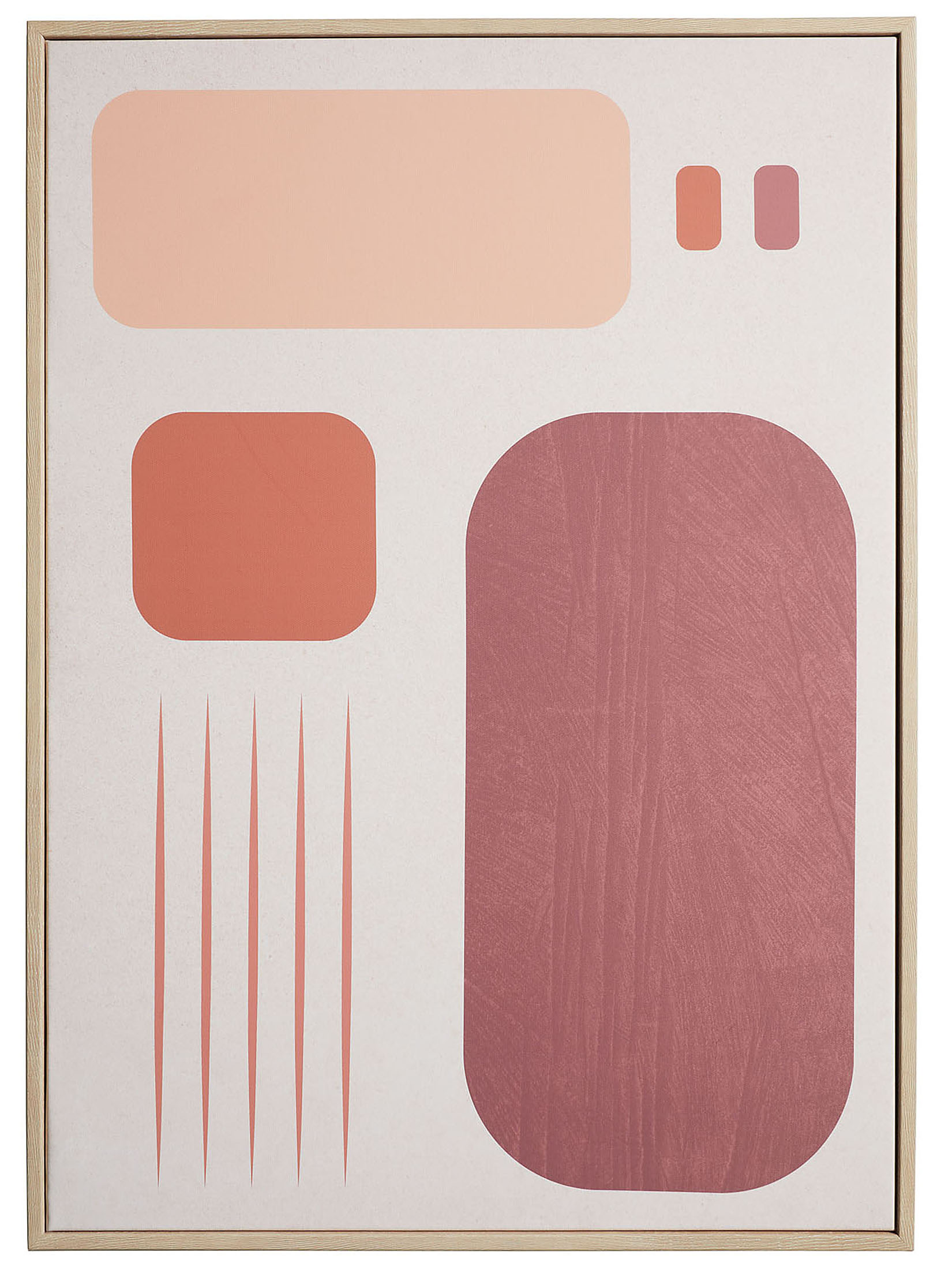 Finca Leinwand Druck, Multicolor