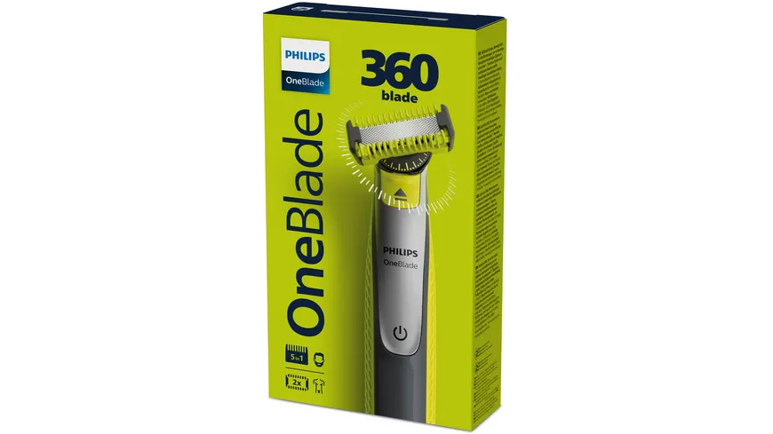 PHILIPS Rasierer OneBlade 360 Face+Body QP2834/20