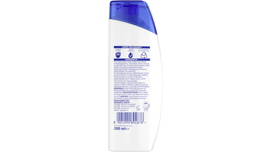 Head & Shoulders Anti Schuppen Shampoo for men