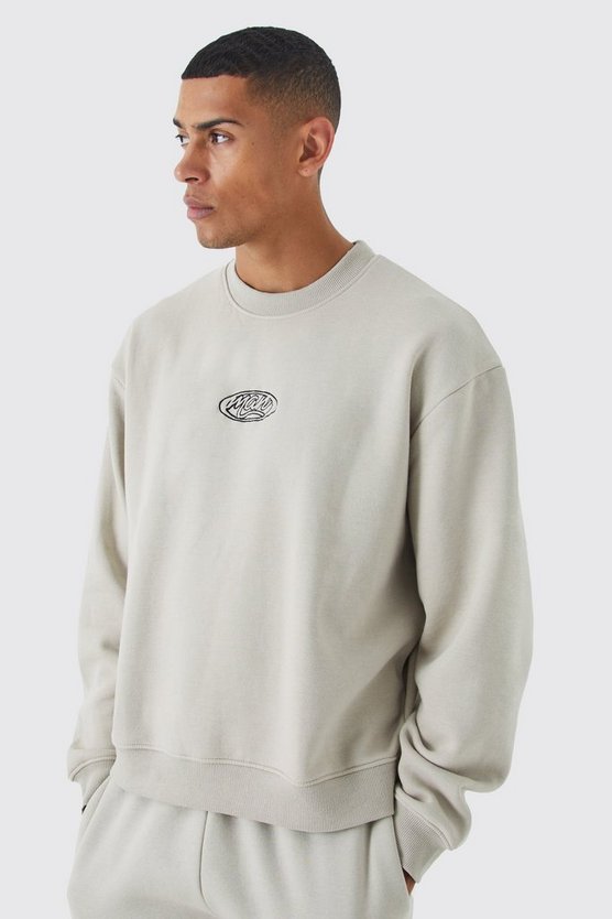 Kastiges Oversize Man Sweatshirt
