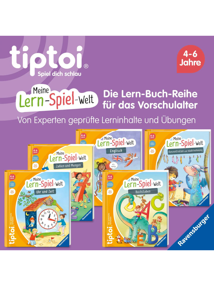 Ravensburger tiptoi® Meine Lern-Spiel-Welt - Konzentration und Wahrnehmung günstig kaufen onesize
