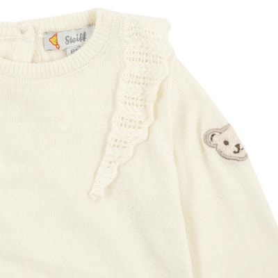 Pullover, beige für Mädchen