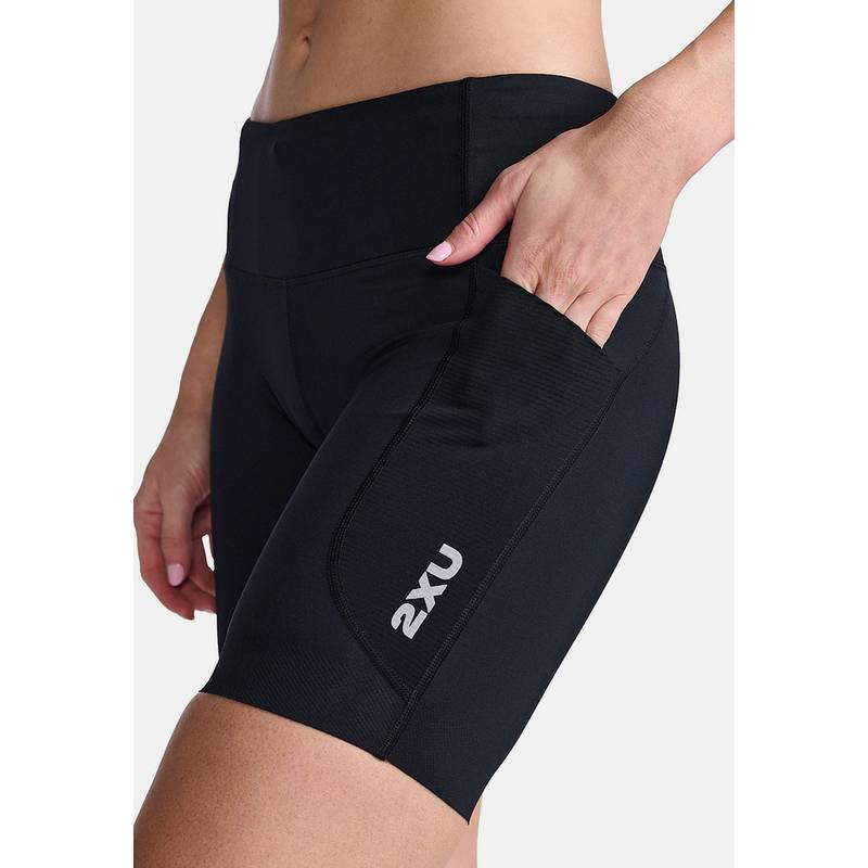 2XU Aero Mid-Rise Comp 6 Inch Funktionsshorts Damen