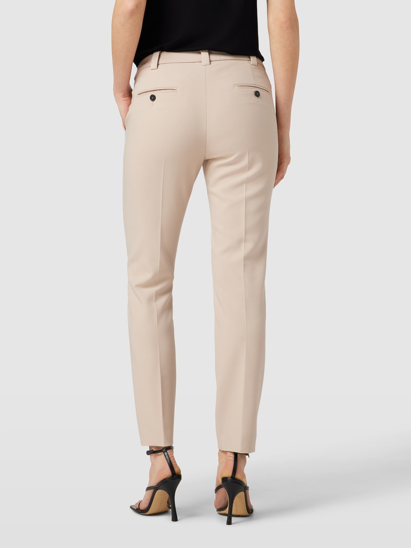 Hose mit seitlichen Eingrifftaschen in beige