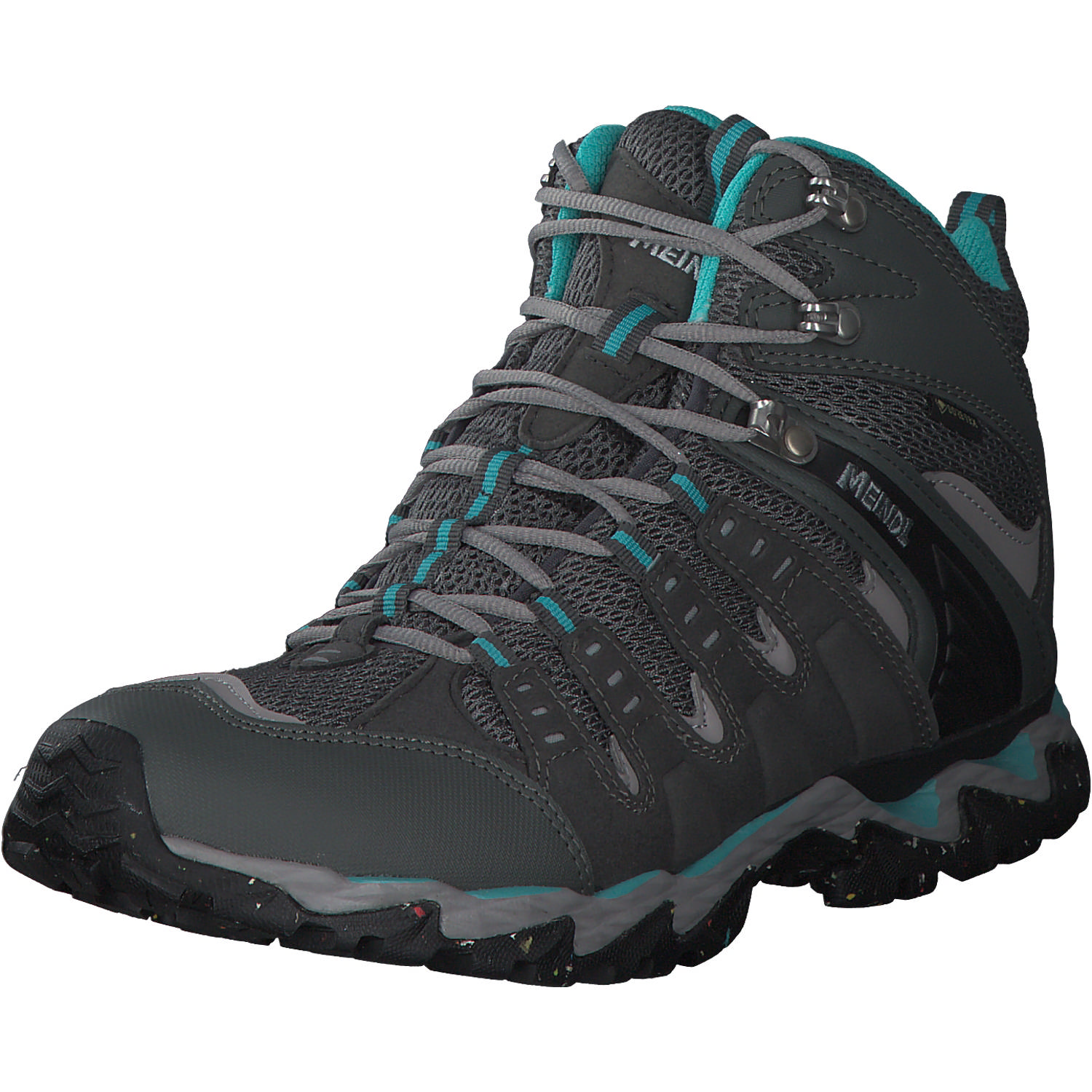 Meindl Respond Mid II GTX 4686, Wanderstiefel, Damen, anthrazit/türkis