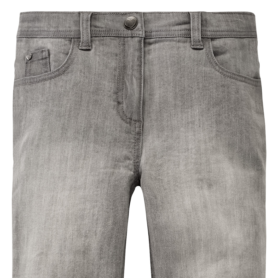 Mädchen Skinny-Jeans mit Used-Waschung
