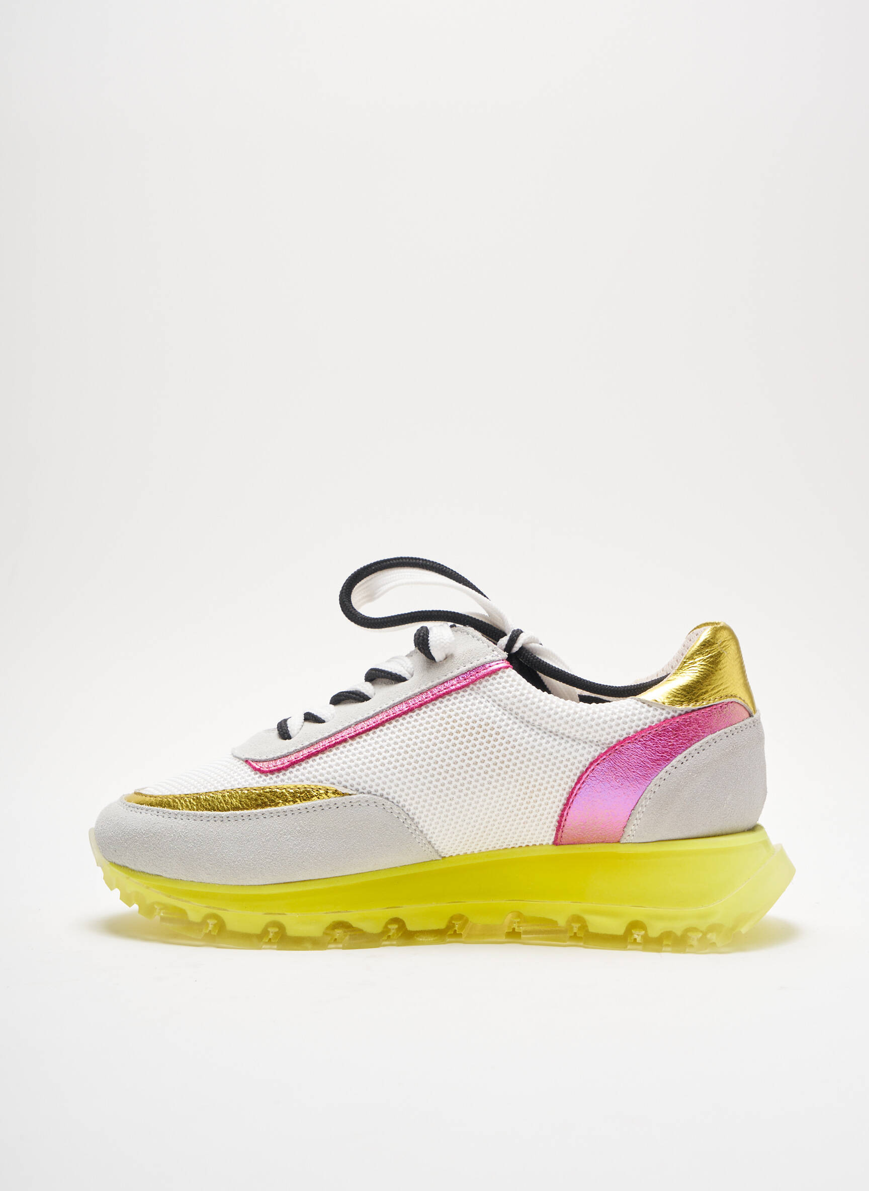 Meline Baskets Femme couleur jaune