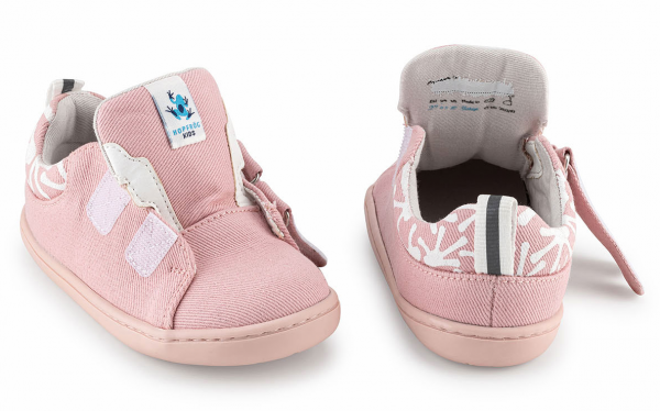 HopFrög ~ Smart Walker Canvas Sneaker ~ Eco Pink