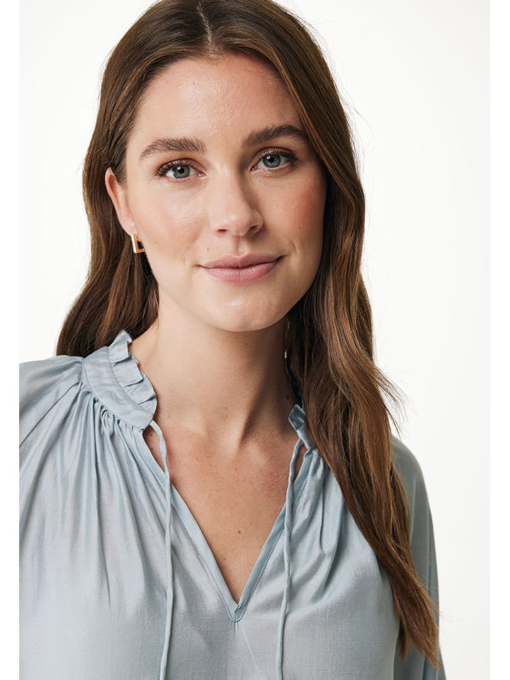 Mexx Bluse in Hellblau günstig kaufen
