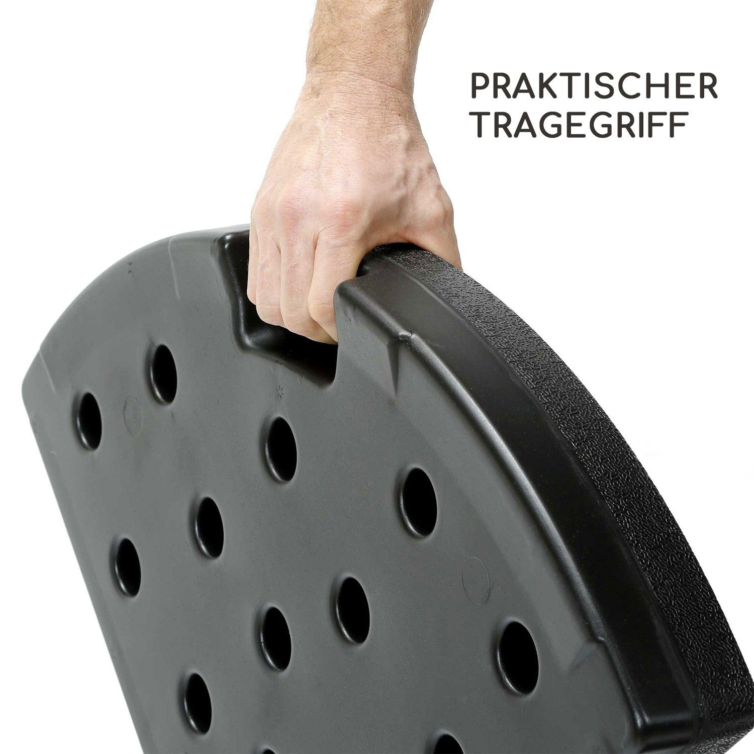 blumfeldt Schirmhalter Limousin Sonnenschirmständer-Gewichte 72 kg Leergewichte 4er-Set