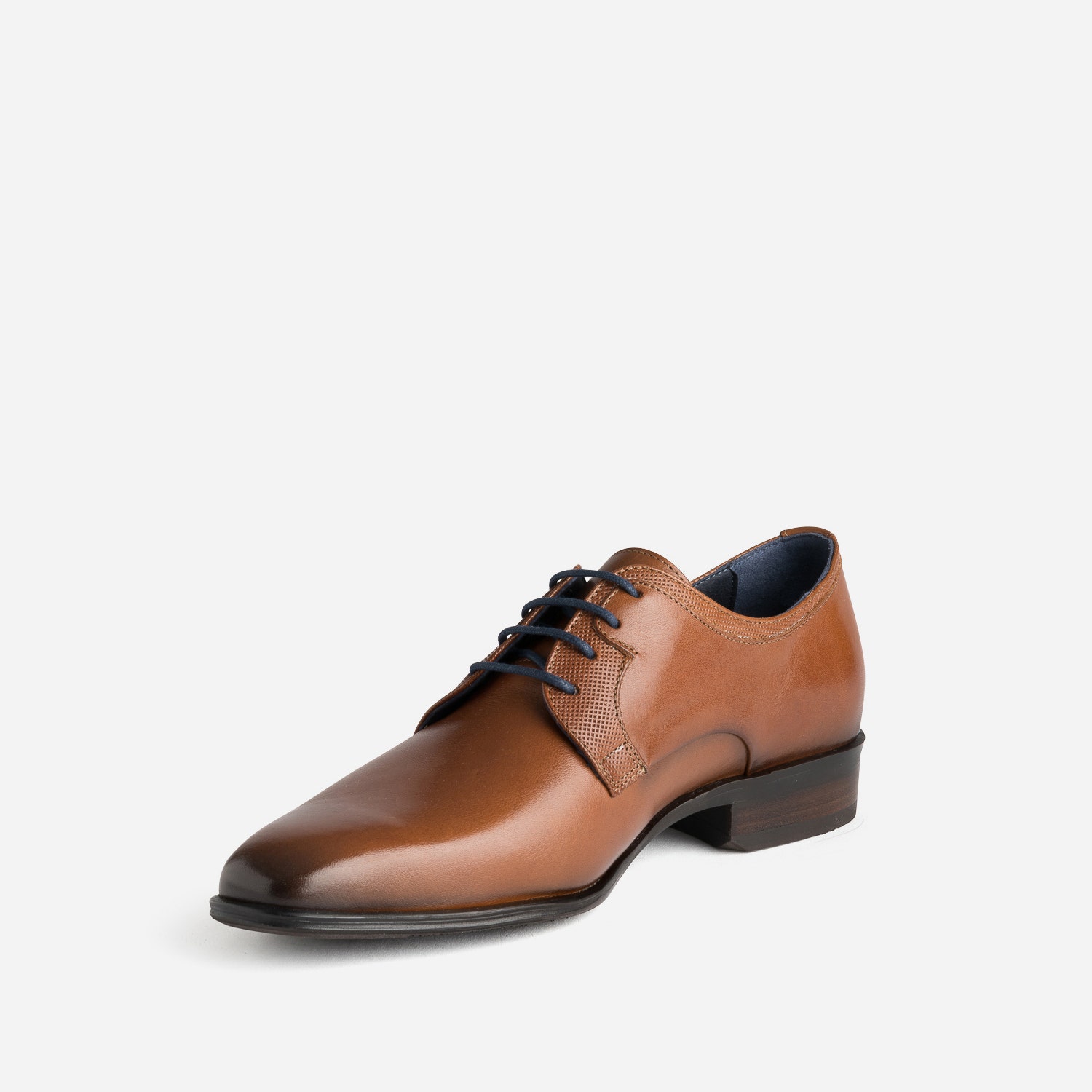 Derby FLUCHOS cognac en cuir