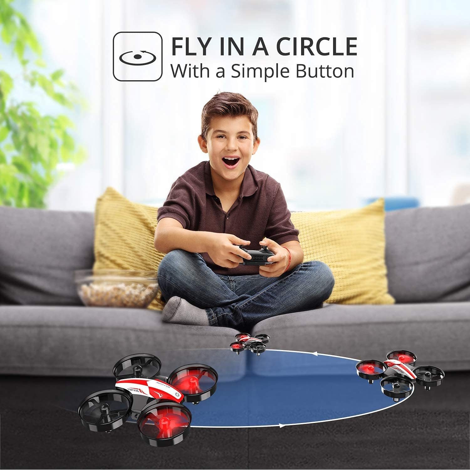 HOLY STONE HS210 Mini Drohne RC Drone für Kinder und Anfänger, Drohne (Mini Quadrocopter RC Helikopter Indoor mit 3 Akkus, Automatischer)