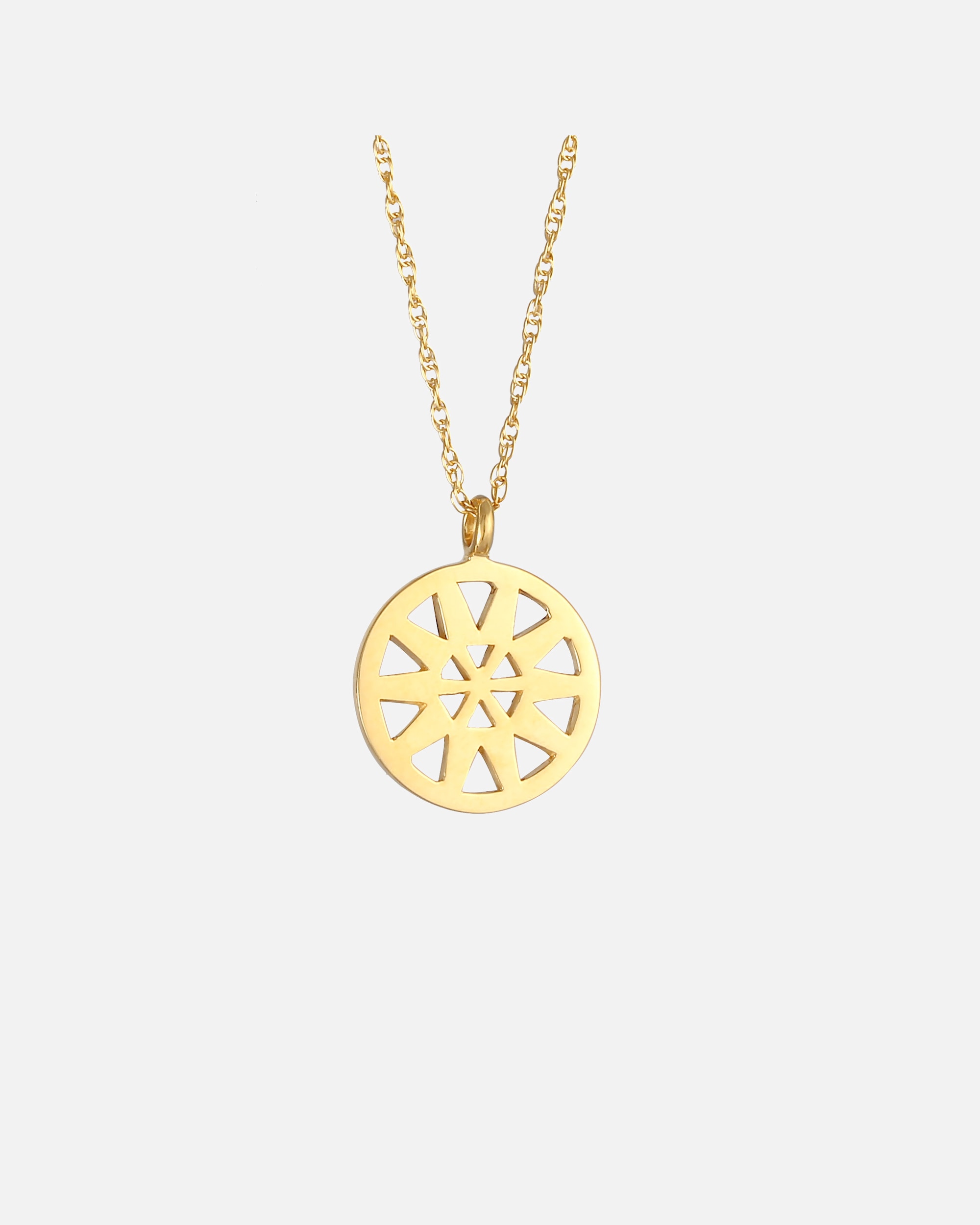 Ornamentálny prívesok Elli Geo Look na dámsky náhrdelník zo striebra 925 a pozlátený zlatom.