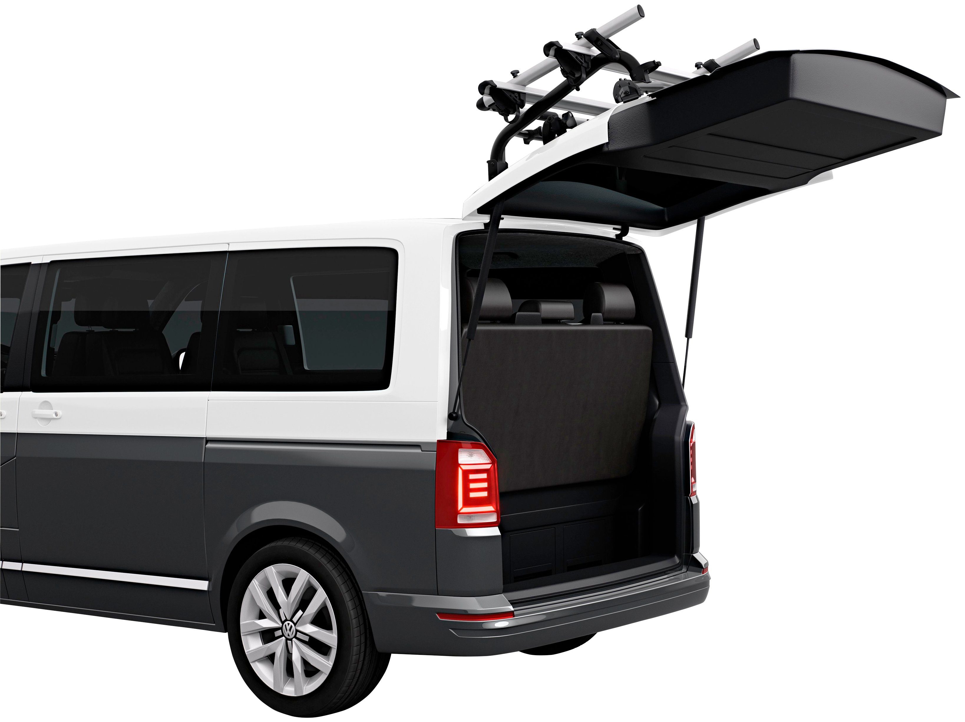 Thule Heckfahrradträger WanderWay 2Bike, für max. 2 Räder, (1-tlg), passend für VW T6