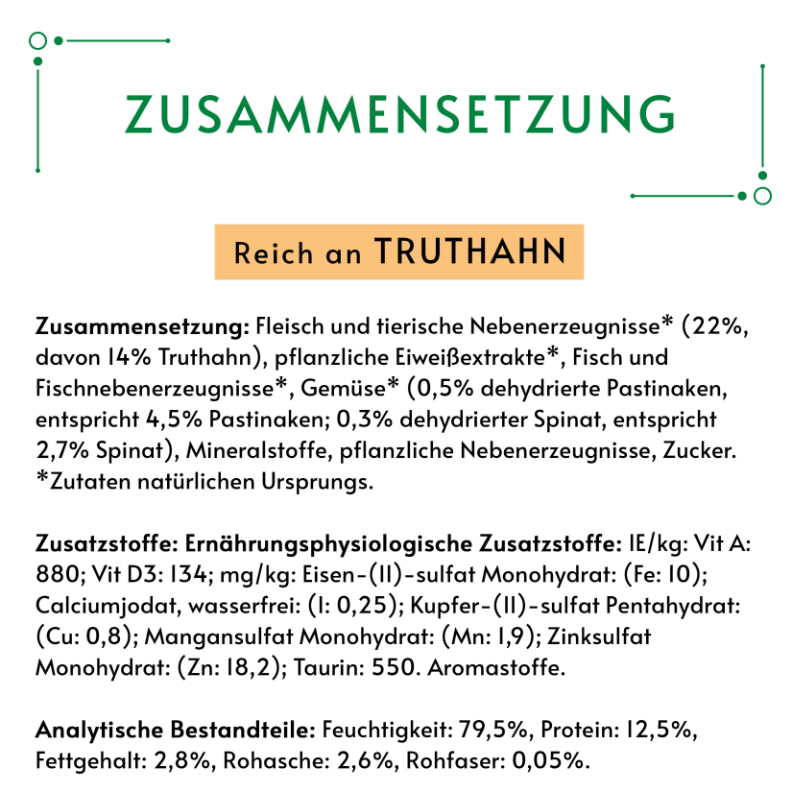 GOURMET Nassfutter GOURMET Nature's Creations 12x85g Truthahn