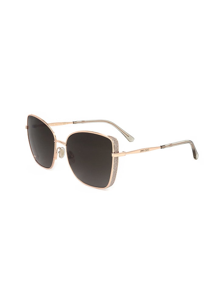 Jimmy Choo Damen-Sonnenbrille in Gold/ Schwarz günstig kaufen 59