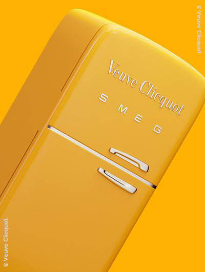 Veuve Clicquot Brut Carte Jaune SMEG Box