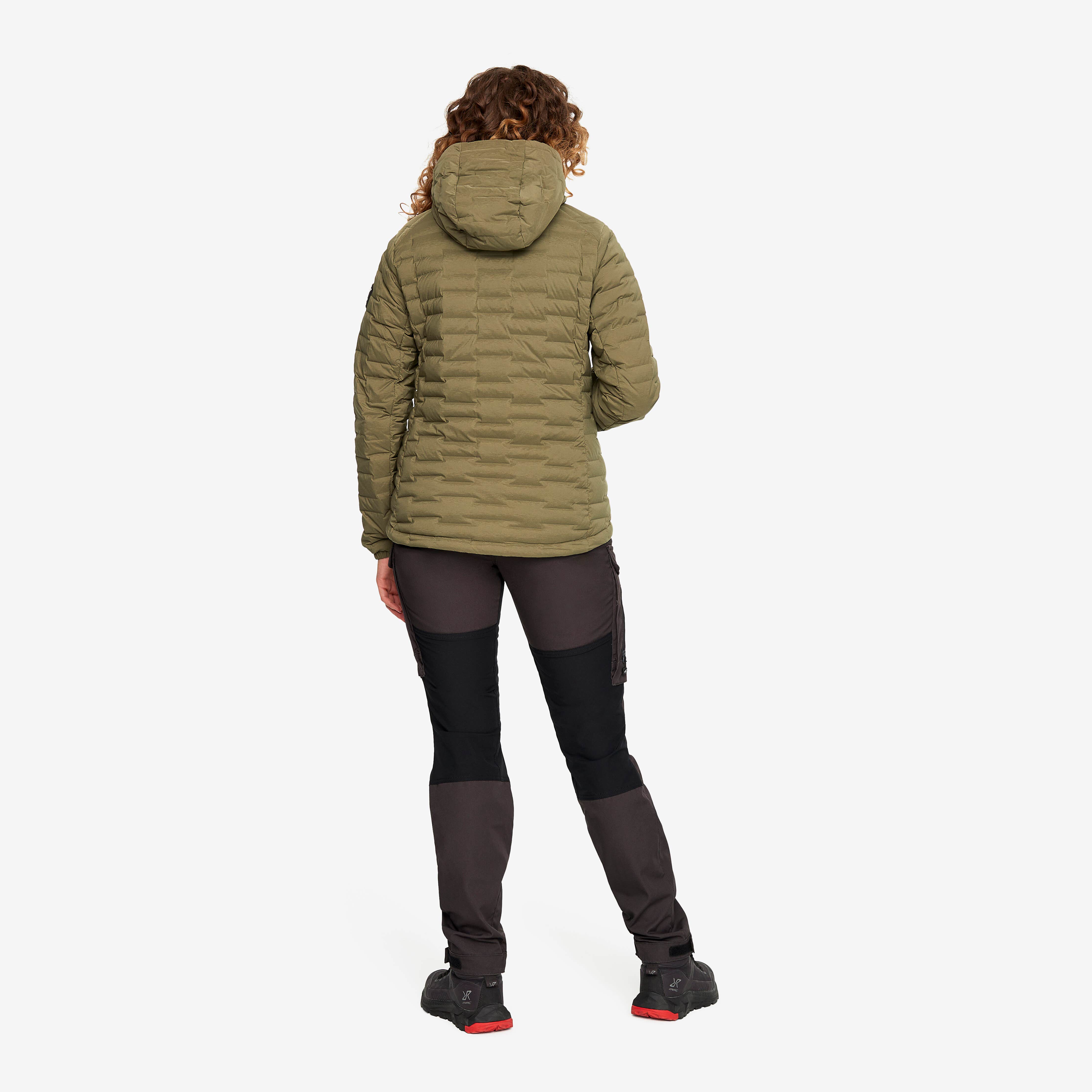 Flex Down Jacket Femme Burnt Olive