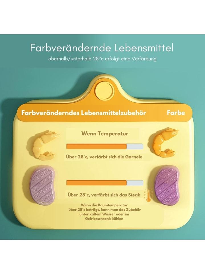 Coemo Kinderküche Tony Spielküche mit viel Zubehör - ab 3 Jahren in Türkis günstig kaufen onesize