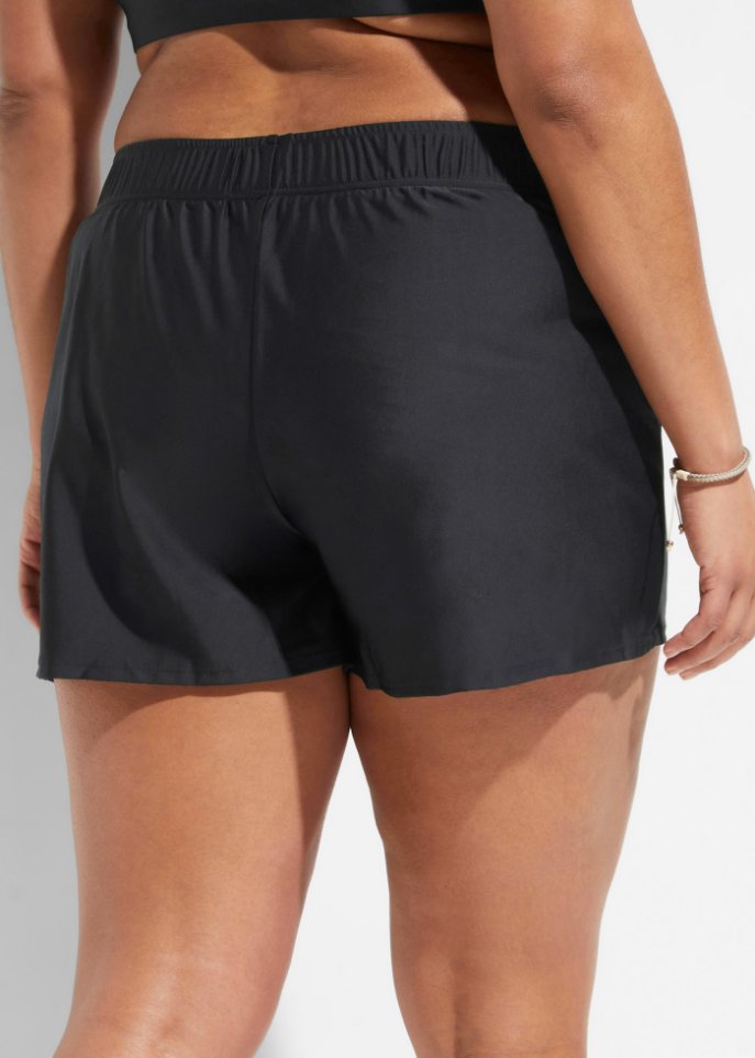 Badeshorts mit Innenslip aus recyceltem Polyamid
