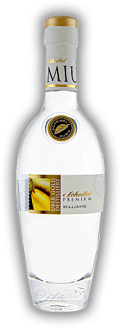 Scheibel Premium Williams Christ Birnen Brand 0,35 Liter Scheibel Premium Williams Christ Birnen Brand 0,35 Liter Premium Williams-Christ Birnen-Brand - über Gold destilliert. 0,35	 Liter - Vol 40%