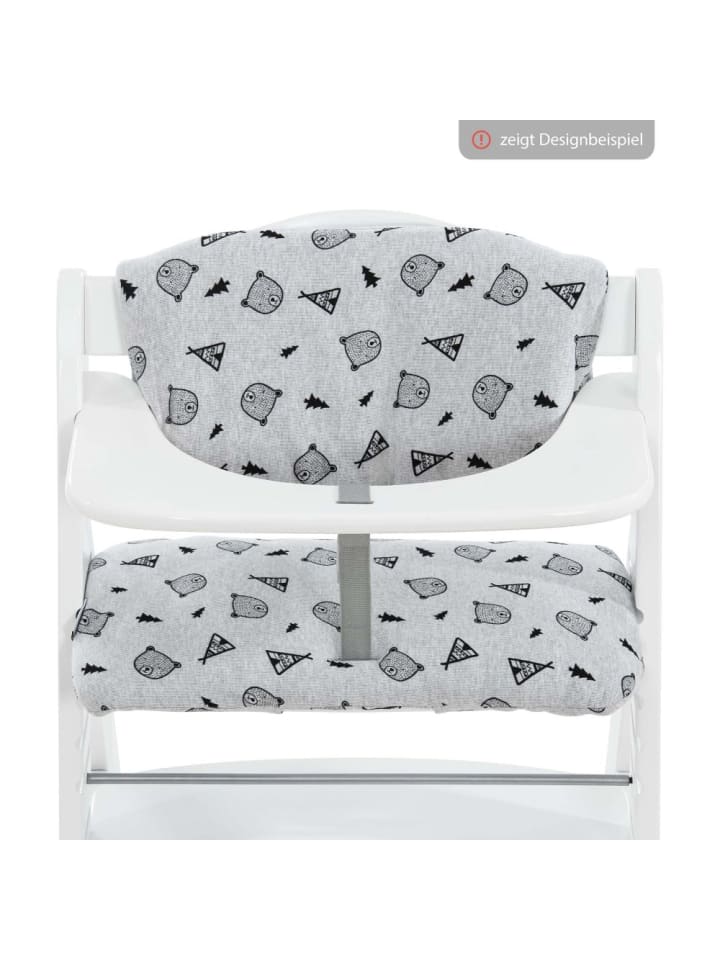 Hauck Hochstuhlauflage Deluxe - Nordic Grey in grau günstig kaufen onesize