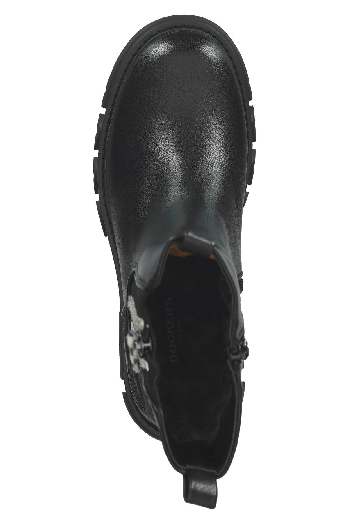 Dockers  Stiefelette - Schwarz - Blockabsatz