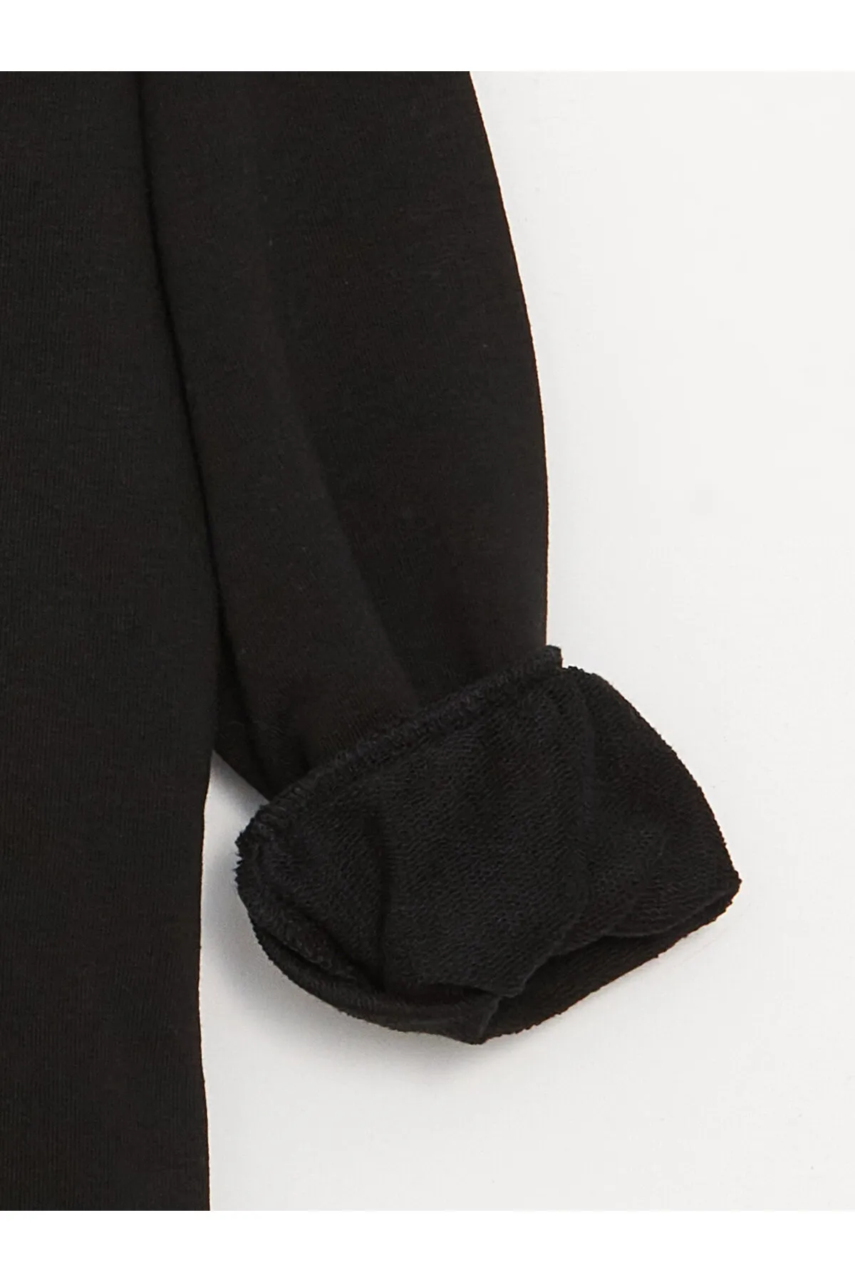 LC Waikiki  Bedrucktes Langarm-Sweatshirt und Strumpfhose für Mädchen mit Rundhalsausschnitt