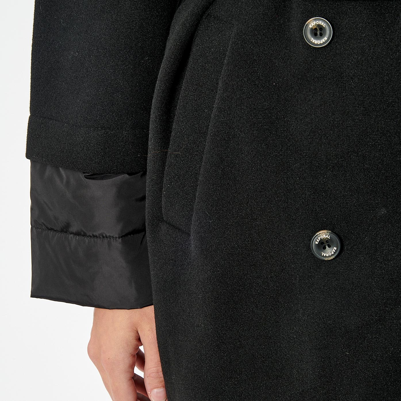PAGA   Manteau noir femme