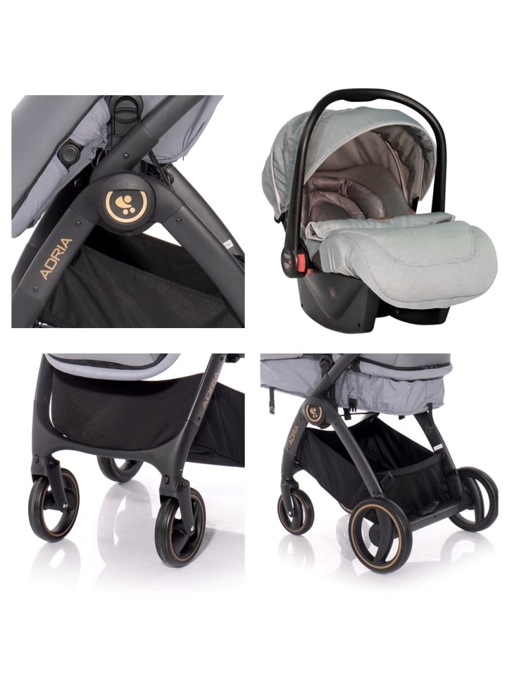 Lorelli Kombikinderwagen Adria in grau günstig kaufen onesize