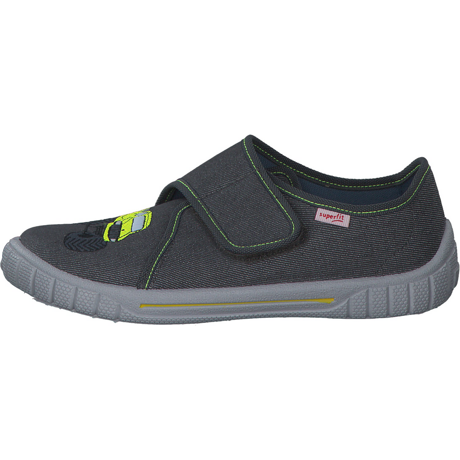 Superfit BILL 00278, Hausschuhe, Kinder, Dunkelgrau