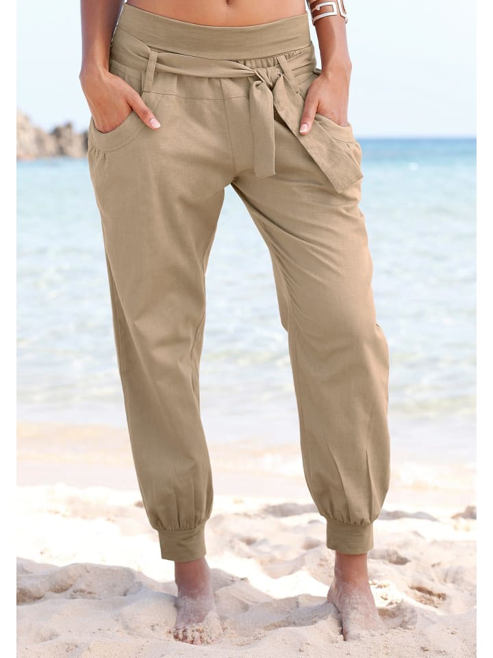 Buffalo Strandhose in taupe günstig kaufen