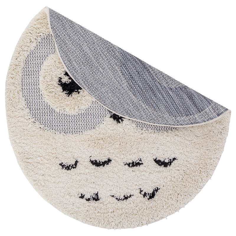 Tapis rond HIBOU 120x120cm