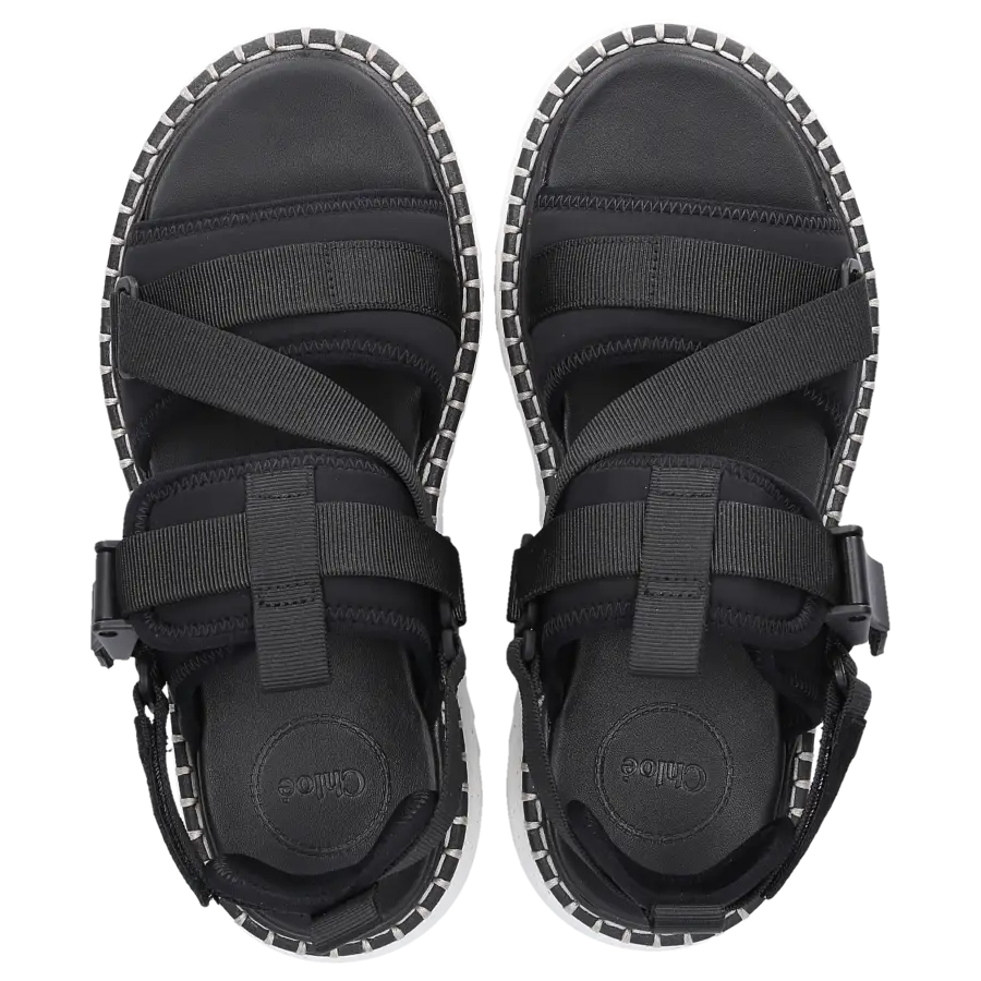 Chloé - Sandalen LILLI Nylon - schwarz